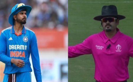 ஐசிசி உலக கோப்பை 2023 - நடுவரானாரா ஸ்ரேயாஸ் ஐயர்? அவரை போலவே யாருய்யா இவரு? ரசிகர்கள் ஆச்சரியம்!