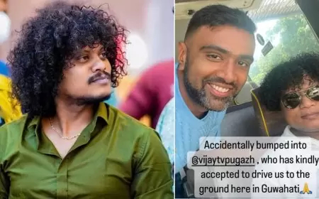 ஐசிசி உலக கோப்பை 2023 - இந்திய அணி பஸ் ஓட்டுனராக விஜய் டிவி புகழ் வந்தாரா.. அஸ்வின் வெளியிட்ட அதிசயம்!