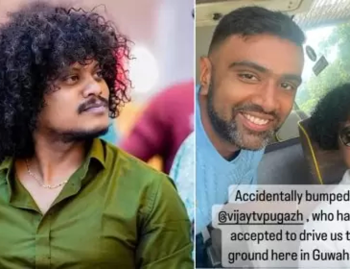 ஐசிசி உலக கோப்பை 2023 - இந்திய அணி பஸ் ஓட்டுனராக விஜய் டிவி புகழ் வந்தாரா.. அஸ்வின் வெளியிட்ட அதிசயம்!