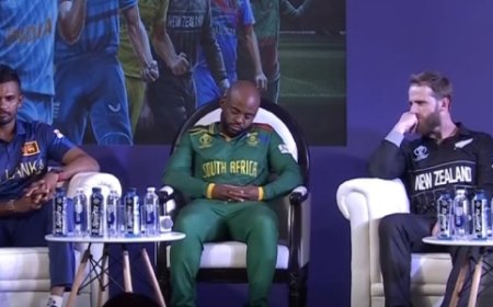 மேடையிலேயே தூங்கிய தென்னாப்பிரிக்க கேப்டன்.. மானமே போச்சு.. ரசிகர்கள் விமர்சனம்!