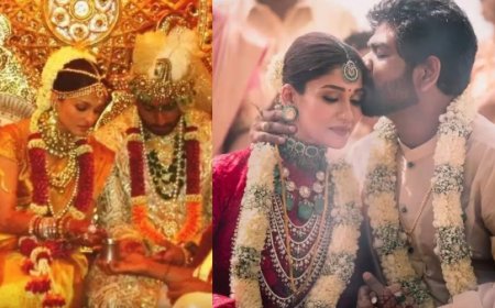 ஐஸ்வர்யா ராய் முதல் நயன்தாரா வரை : எந்த நடிகையின் திருமண உடை ரொம்ப விலை தெரியுமா? 