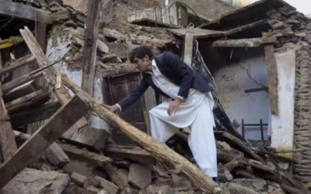 ஆப்கானிஸ்தானில் அடுத்தடுத்து நிலநடுக்கம் - 320 பேர் பலி