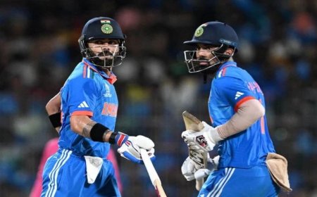 விராட் கோலி, கேஎல் ராகுல் ஆகியோருக்கு தலை வணங்குகிறேன் - ரோஹித் சர்மா!