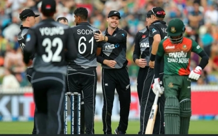 8 விக்கெட் வித்தியாசத்தில் நியூசிலாந்து அபார வெற்றி..!