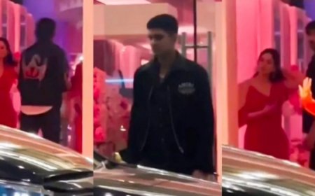 நிகழ்ச்சியில் சந்தித்த காதல் ஜோடி.. சுப்மன் கில்லுடன் சாரா டெண்டுல்கர்!