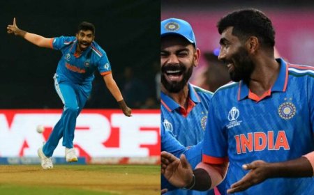 48 வருட உலககோப்பை வரலாற்றில் முதல் இந்திய பந்துவீச்சாளராக பும்ரா படைத்த மாபெரும் சாதனை!