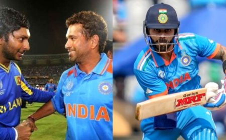 2 மெகா உலக சாதனை படைத்த விராட் கோலி.. சச்சின் - சங்கக்கர -  ஜெயசூர்யா சாதனைகள் முறியடிப்பு!