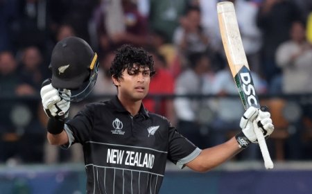 உலககோப்பை வரலாற்றில் முதல்முறை.. சச்சின் சாதனையை உடைத்த நியூசிலாந்து வீரர்!