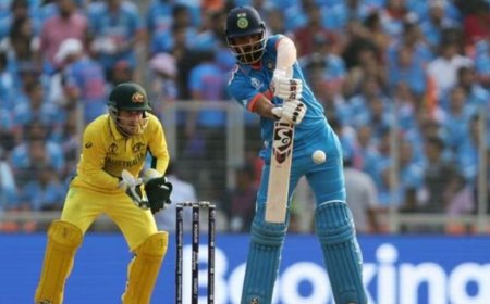 கோலி அவுட் ஆனதும்... அதிர்ச்சியில் ஸ்தம்பித்து நின்ற அகமதாபாத் மைதானம்... பேட் கம்மின்ஸ் செய்த வேலை!