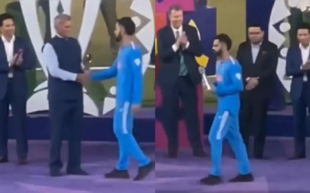 என்னால முடியாது... நானே கவலைல இருக்கேன்... விருது வாங்கிவிட்டு பேசாமல் சென்ற கோலி...ரசிகர்கள் சோகம்!