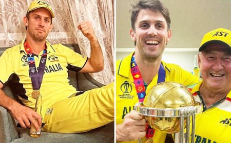 உலக கோப்பையில் கால் வைத்த மிட்செல் மார்ஷ் மீது வழக்கு... இந்தியா வர தடை கோரி மனு தாக்கல்!