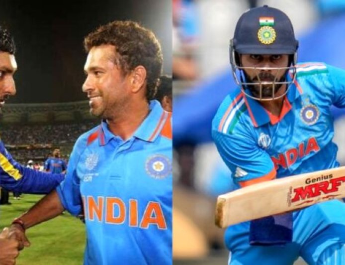 2 மெகா உலக சாதனை படைத்த விராட் கோலி.. சச்சின் - சங்கக்கர -  ஜெயசூர்யா சாதனைகள் முறியடிப்பு!