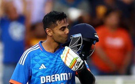 ரோகித், மேக்ஸ்வெல் சாதனை சமன் செய்த சூர்யகுமார்! டி20 போட்டியில் அதிரடி!