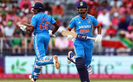 தென்னாப்பிரிக்காவை வெளுத்து வாங்கிய இந்தியா... ஸ்ரேயாஸ் - சாய் சுதர்சன் அதிரடி!