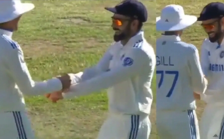  "ரணகளத்திலும் ஒரு கிளுகிளுப்பு" குழந்தைத்தனமாக நடந்த இந்திய வீரர்கள்... விராட் கோலி சேட்டை!