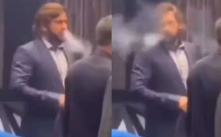 பொதுவெளியில் சிகரெட் பிடித்த தோனி! வீடியோ வெளியானதால் அதிர்ச்சி!