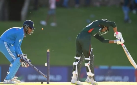 சீண்டிய பங்களாதேஷ் வீரர்கள்... கதையை முடித்த இளம் இந்திய அணி.. அதிரடி வெற்றி!