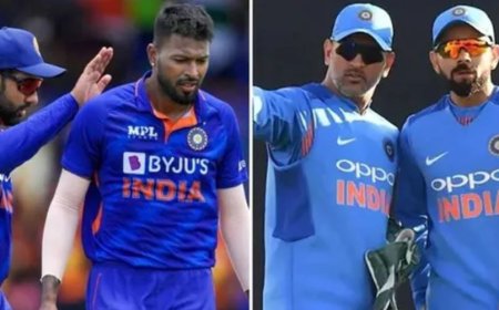 கேப்டன் பதவிக்கு மோதல்.. ரோகித், ஹர்திக்குக்கு தோனி சொன்ன அறிவுரை! 