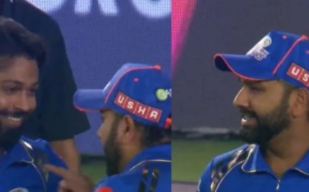 முதுகில் குத்திய ஹர்திக் பாண்டியாவை கட்டி அணைத்த ரோஹித்... அனைவரையும் கலங்க வைத்த தருணம்!