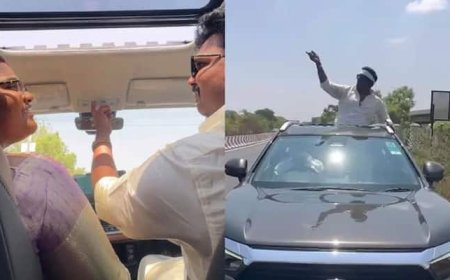 மகளுக்கு சீதனமாக சொகுசு கார் கொடுத்த ரோபோ சங்கர் 