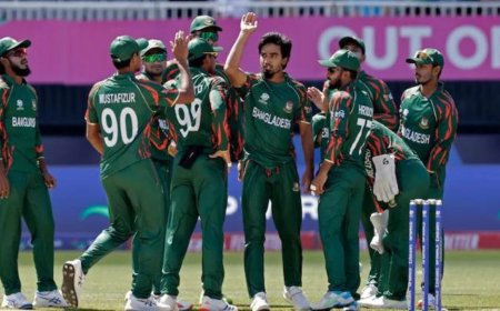 3 பந்தில் 3 விக்கெட்... தெறிக்கவிட்ட வீரர்... சூப்பர் 8இல் நுழைந்தது வங்கதேசம்