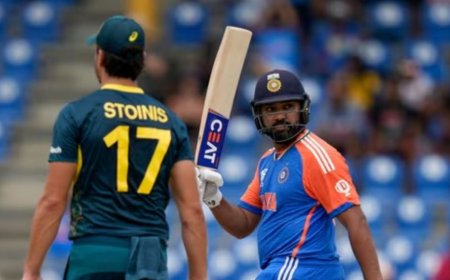 டி20 கிரிக்கெட் வரலாற்றில் ரோகித் சர்மா படைத்த மெகா சாதனை.. இவர்தான் முதல் வீரர்!