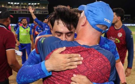 அரை இறுதிக்கு முன்னேறி வரலாறு படைத்தது ஆப்கானிஸ்தான்... வெளியேறியது ஆஸ்திரேலியா.!