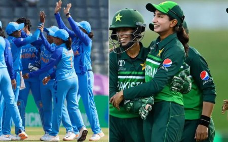 பாகிஸ்தான் அணியை வீழ்த்தி மாபெரும் வரலாற்று சாதனை படைத்த இந்திய மகளிர் அணி!