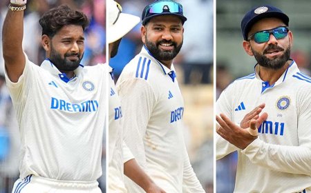 ஐசிசி டெஸ்ட் தரவரிசையில் சரிந்த கோலி, ரோகித்.... கிடுகிடுவென முன்னேறிய ரிஷப் பண்ட்!