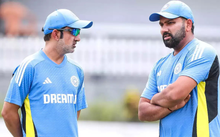 மழையால் சொதப்பிய ஆட்டம்...  சோகத்தில் ரோஹித் சர்மா... ஆரம்பமே இப்படியா!