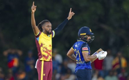 இலங்கை அணியை பிரித்து மேய்ந்த  அதிரடி ஜோடி.. வெஸ்ட் இண்டீஸ் த்ரில் வெற்றி