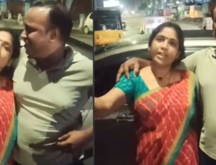 காவலர்களை ஆபாசமாக பேசிய காதல் ஜோடி.. நடந்தது என்ன?