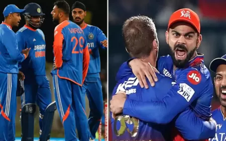 டி20 கிரிக்கெட்டில் பெங்களூரு அணியின் மாபெரும் சாதனையை சமன் செய்த இந்திய அணி