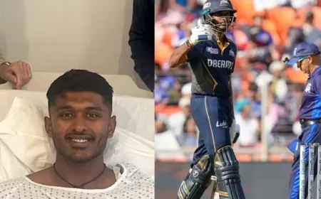 தமிழக வீரர் சாய் சுதர்சனுக்கு என்ன ஆச்சு? லண்டனில் செய்யப்பட்ட அறுவை சிகிச்சை!