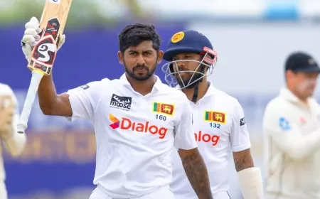 மொத்த பேரையும் திரும்பி பார்க்க வைத்த இலங்கை வீரர்.. டெஸ்ட்டில் செய்துள்ள சாதனை!