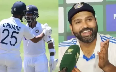 புஜாரா, ரஹானே ஓய்வு?.. உளறி கொட்டிய ரோகித் சர்மா