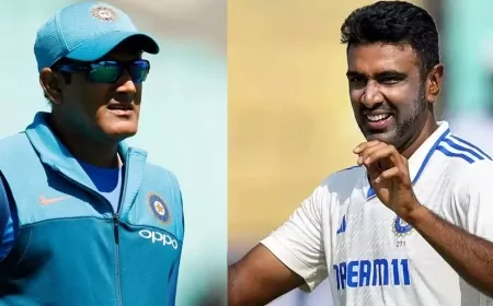 அஸ்வின் ஓய்வால் ஏமாற்றமடைந்த அனில் கும்ப்ளே! நடந்தது என்ன? 