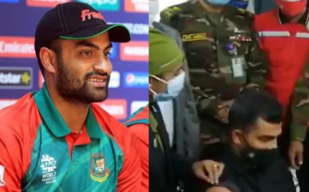 விளையாடி கொண்டிருந்த போது, நெஞ்சுவலி.. மருத்துவமனையில் அனுமதிக்கப்பட்ட வீரர்!