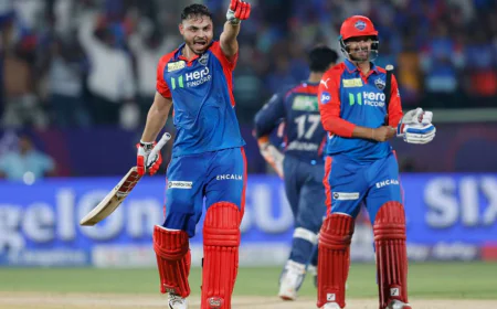 தடுமாறிய டெல்லி அணி.. போட்டியை தலைக் கீழ் மாறிய வீரர்... பரபரப்பான நொடிகள்! திரில் வெற்றி!