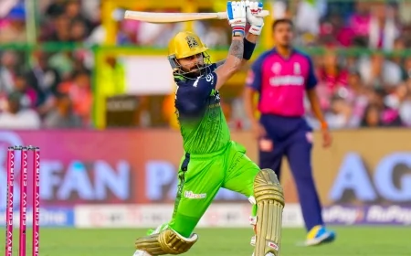 டி20 வரலாற்றில் மாபெரும் சாதனை படைத்த விராட் கோலி... 100 அரைசதங்கள் அடித்து முதலிடம்!