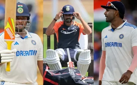 பல வருடங்களுக்கு பின்னர் இந்திய டெஸ்ட் அணியில் முழுநேர பேட்ஸ்மேன்களாக இடம்பிடித்த இரு தமிழர்கள்!