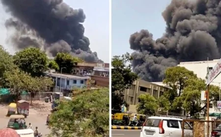 குஜராத்தில் விழுந்து நொறுங்கிய பயணிகள் விமானம் விழுந்தது! 240 பேரின் நிலை என்ன?