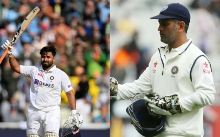 இங்கிலாந்து டெஸ்ட்டில் அதிரடி... தோனியின் சாதனையை முறியடித்த ரிஷப் பண்ட்.. 2 சாதனைகள் தகர்ப்பு! 