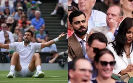 விம்பிள்டன் காலிறுதி... மைதானத்திற்கு வந்த விராட் கோலிக்கு ஏற்பட்ட அவமானம்!