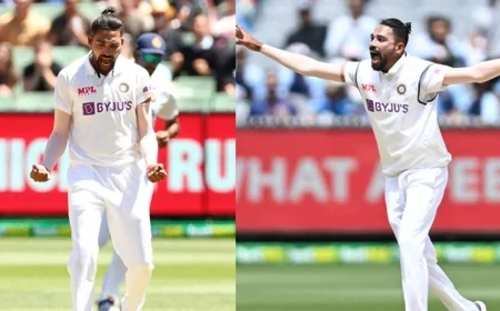 மூன்றாவது டெஸ்ட் போட்டியில் முகமது சிராஜுக்கு ஓய்வு... அறிமுகமாகும் புதிய வீரர்.. யார் தெரியுமா?