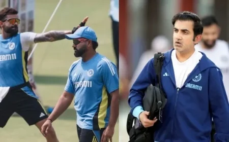 ரோகித் சர்மா மற்றும் விராட் கோலியை சாடிய கம்பீர்.. மீண்டும் ஏற்பட்டுள்ள சர்ச்சை.. என்ன நடந்தது?