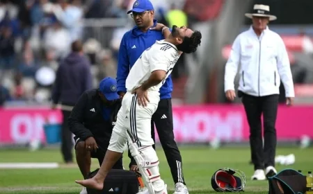 டெஸ்ட் கிரிக்கெட் வரலாற்றில் ரிஷப் பண்ட் படைத்த மெகா சாதனை.. அடுத்த நிமிடமே நடந்த சோகம்!