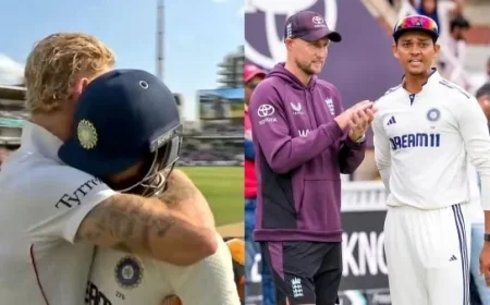 போட்டி முடிந்ததுமே இங்கிலாந்து - இந்திய வீரர்கள் செய்த செயல்... நெகிழ வைத்த சம்பவம்!