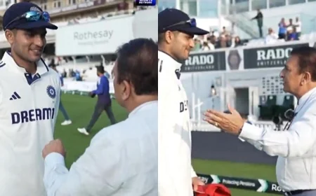 கோலி கூட செய்யாத செயல்... போட்டி முடிந்ததும் கில் செய்த செயல்... ரசிகர்கள் நெகிழ்ச்சி!