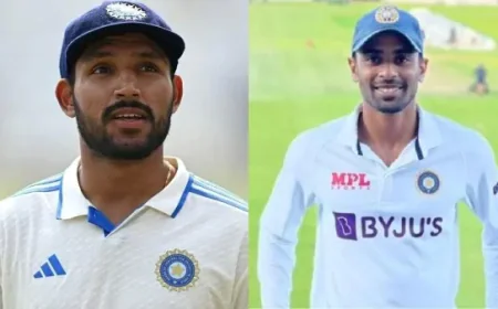 அடுத்தடுத்து 2 கேப்டன்கள் விலகல்.. படிதார், பராக்குக்கு கேப்டன் பதவி.. துலீப் டிராபி தொடரில் அதிரடி மாற்றம்